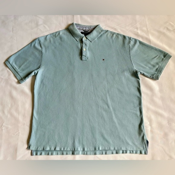 Tommy Hilfiger Other - Tommy Hilfiger Shirt Men's XXL Blue Short Sleeve Polo Collared